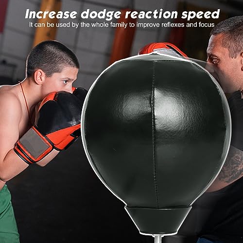 INNOLIFE Boxing Speed Bag Replacement Ball Featuring a Universal 8mm Screw, Black