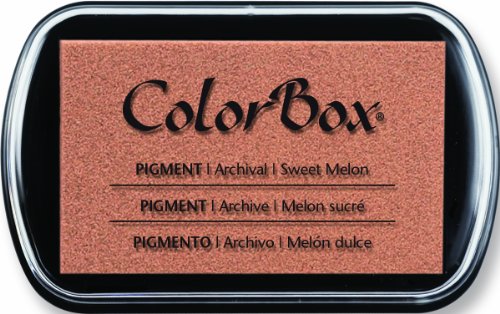 ColorBox Classic Pigment 15200 Ink Pad, Full Size, Sweet Melon - color: Sweet Melon