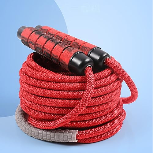 30 FT Long Jump Rope for Kids Adults,Double Dutch Jump Rope,Adjustable Skipping Ropes with High-strength Nylon Braided Rope Core,360°Rotation Not Entangled,Long Enough for 6-10 Jumpers.