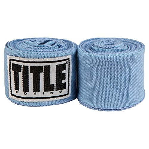 Title Boxing Elastic Mexican Hand Wrap, Columbia Blue, 180"