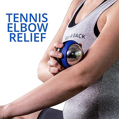 Body Back Glacier Ball - Lacrosse Massage Ball for Plantar Fasciitis Relief | FSA Eligible Ice Roller Ball For Facial Massage, Hot & Cold Therapy Myofascial Release Ball For Muscle & Foot Pain Relief