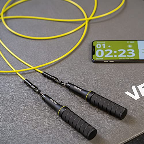 Velites Earth 2.0 Official CrossFit Games Jump Rope, Double Unders - color: Black