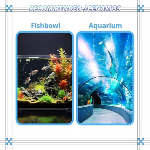 Aquarium Air Pump for Large Fish Tanks up to 300/600 Gallons Dual Outlet 5W/10W,190/260GPH Adjustable Aerator with Air Stones,Tubing & Check Valve-Portable Bubbler Box for Fish Tanks and Aquariums - size: 5W-12L