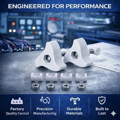 2 Pack A20215 Replacement Parts Compatible with Fluval Canister Filters, Lid Fastener Compatible with Fluval FX6 FX5 FX4 FX2, Includes 2 Fasteners & 4 Barrel Nuts, Secure Fit and Long Lasting - size: 2 PACK