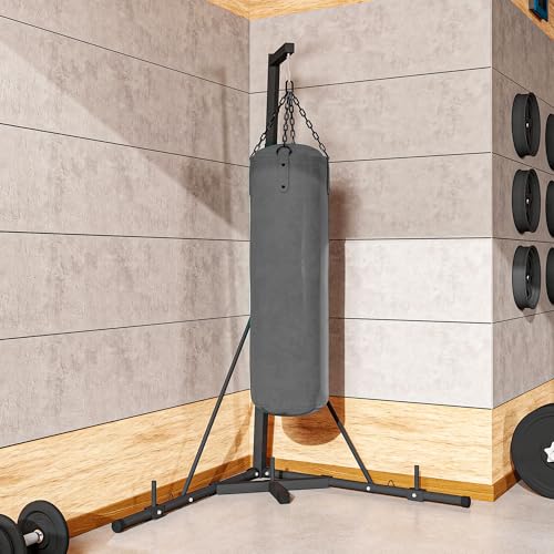 Soozier Foldable Punch Bag Stand Height Adjustable