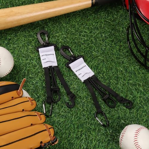 BaseGoal 3 in 1 Baseball Dugout Organizer Accessories,Bag Holder for Fence