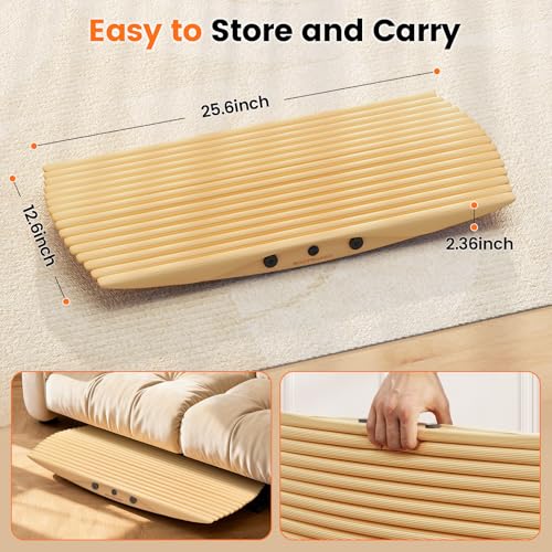 360° Wobble Balance Board for Standing Desk,Anti-Fatigue Rocker Board to Improve Focus, Burn Calories & Simulate Surfing & Skateboarding at Home or Office,Also Foot Strengthener & Stretcher for Plantar Fasciitis Relief.