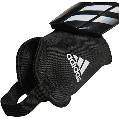 Adidas Soft Ground Match Predator Shin Guards - color: Black/White/Team Shock Pink, size: X-Small