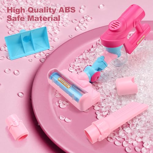 Kids Vacuum Cleaner Toy for Toddlers - Toy Vacuum Set Pretend Role Play Household Toys with Sound Effects for Age 3+ Boys Girls Learning Toys Birthday - color: Vacuum Set