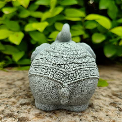 livelyfish Aquarium Elephant Statue Fish Tank Decorations Asian Foo Dog Statue Sculpture Feng Shui Ornaments for Pet Betta Fish Rest Fish Tank Decor, E