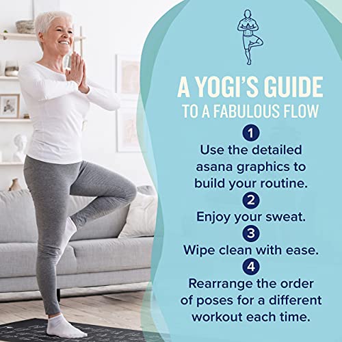 NewMe Fitness Thick Yoga Mat for Women and Men - 5mm Non Slip Pilates Mat - color: Purple