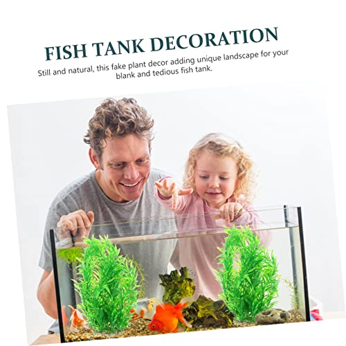 Lifelike Artificial Aquarium Plants Fish Tank Decoration Realistic Aquatic Plant Ornament Safe Plastic Material Compact for Easy Maintenance and Fish Safety