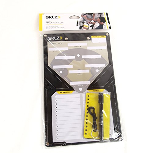 SKLZ Baseball MagnaCoach Magnetic Dry Erase Coaching Tool, 8.5 x 13-Inch