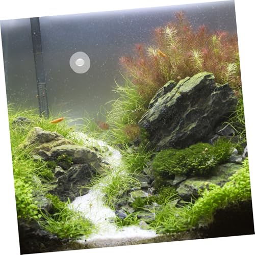 Yardwe 9pcs Aquarium Tubing Holders with Suction Cups Durable PVC Clamps for Secure Inlet Outlet Pipes for Fish Tanks and Decorative Flexibility - size: 3.30X3.30X2.2CM