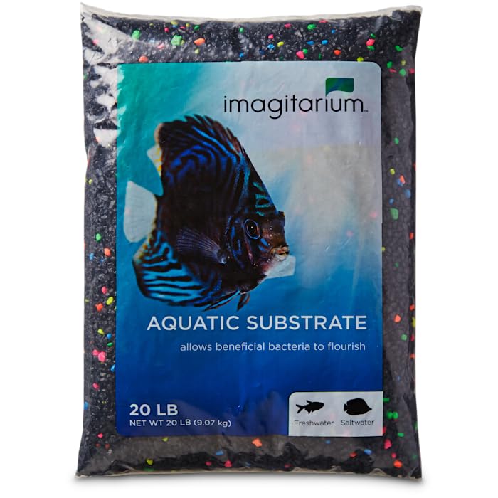imagitarium by Petco Aquarium Gravel Substrate Black Lagoon 20 lbs. - size: 20 Pound (Pack of 1)