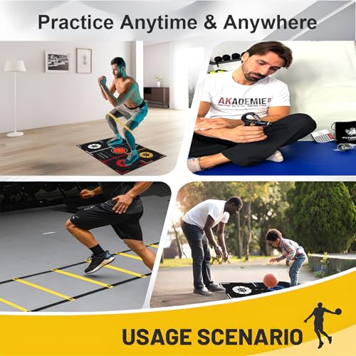 Basketball Training Equipment, Practice Training Mat, Dribble Trainer - color: Black, size: 47"*31"