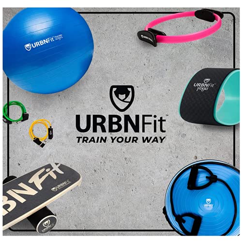 URBNFit Yoga Ball - Anti-Burst Exercise Ball Large - color: Pink, size: M (20" - 22") 55cm