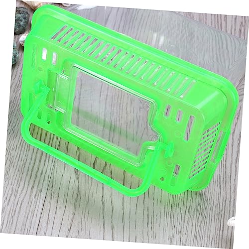 balacoo 2pcs Mini Fish Tank Reptile Carrier Betta Fish Bowl Small Betta Fish Tank Car Aquarium Small Fish Bowl Mini Fish Bowls Goldfish Tank Gold Fish Tank Kit Stroller Travel Portable