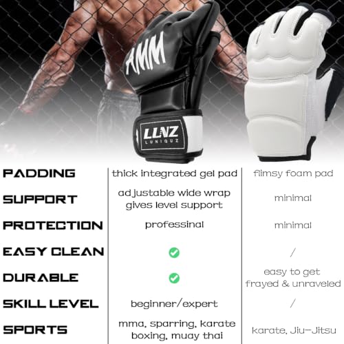 MMA Gloves for Kids Punching Bag Sparring Grappling - color: Red