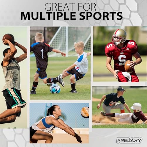 Frelaxy Elbow Pads, Padded Arm Sleeves for Volleyball and Football, 2 Pack - color: White, size: Large