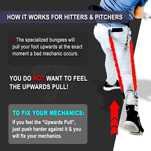 VPX Baseball Harness. Adds 4-6MPH Velocity & Power. Improves Hitting and Pitching Mechanics. Use in any Drill. Pro to Youth - size: Waist MED (22" - 34"), style: Height Lrg (6'0" & Up)