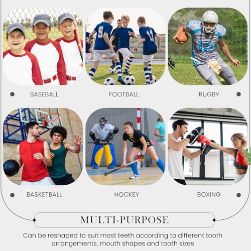 Yaomiao 2 Pcs Christian Mouth/Teeth Guards | Sport Game Guard Religious Mouthguard: Soccer, Football, Basketball, Baseball, Wrestling, Lacrosse, Rugby, Boxing, Taekwondo - size: Adult, style: Black & God