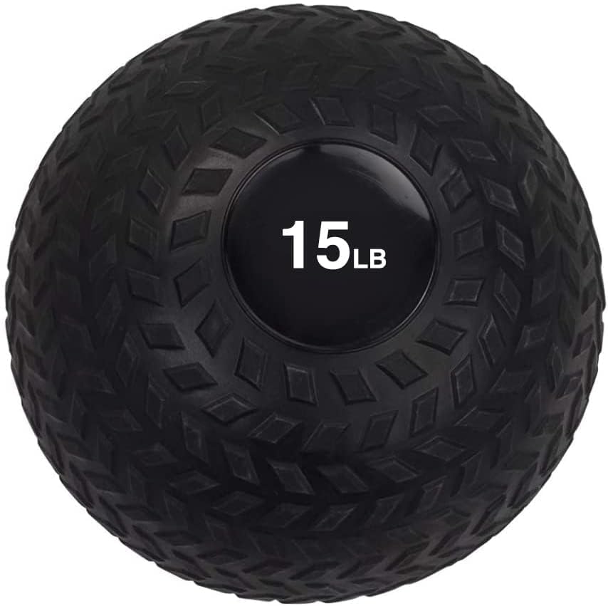 Body Sport Slam Ball with Tread Surface, Versatile, Workout Training, Strength Building, Improve Muscle Mass - size: 40.0 Pounds