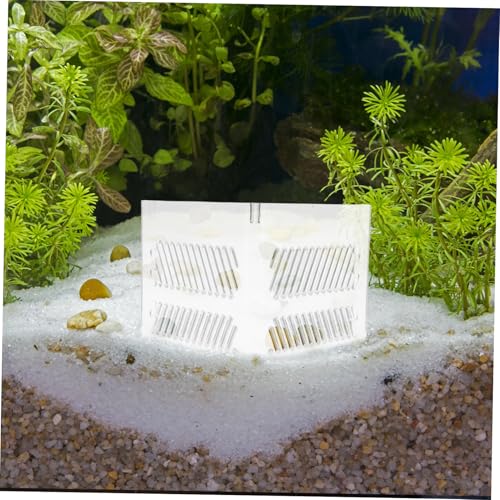 SUPVOX Acrylic Aquarium Grid Divider Pump Isolation Plate for Clean Water Protects Aquarium Pumps from Sand Easy to Install Fish Tank Partition for Versatile Filtration