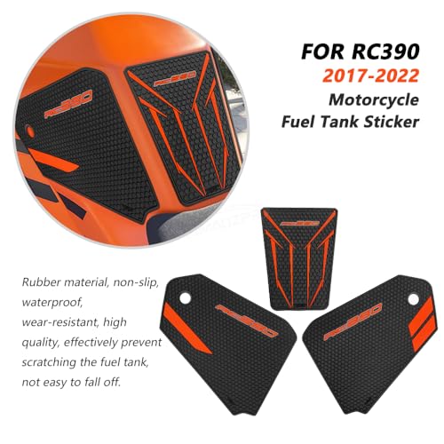 for RC 390 2017-2022 Tank Pad Motorcycle Accessories Protector Sticker Decal Gas Knee Grip Tank Traction Pad Side New Pattern rc390