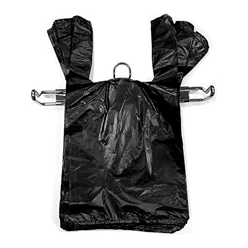 Wall Mount Plastic Grocery Bag Holder/Dispenser - T-Shirt Bag Rack - Includes Screws, 2 Pack - size: 2 Pack