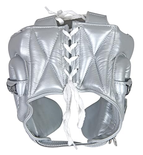 Casanova Boxing® Headgear Cheek Guard Protection for Men Woman - Boxing, Martial Arts, MMA, Kickboxing, Muay Thai, Contact Sport, Sparring, Training - Silver