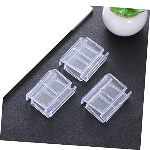 10pcs Acrylic Fish Tank Cover Holder Bracket for Aquarium Rack Support and Practical Design for Safe Fish and Pets