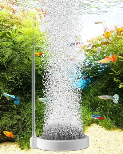 Fish Tank Bubbler Aquarium Air Stones, 4 Inch Nano Super-High Dissolved Oxygen Diffuser Makes Super Tiny Bubble Aerator for Fish Tank Air Pump Hydroponics - size: 4 Inch, for 35-100 Gal