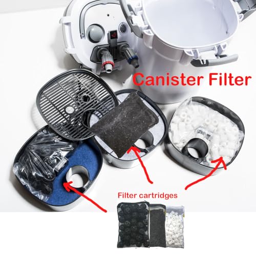 6 Lbs Activated Carbon Charcoal in 6 Media Bags for Aquarium Fish Tank Pond Pellets Canister Air Filter AC x6