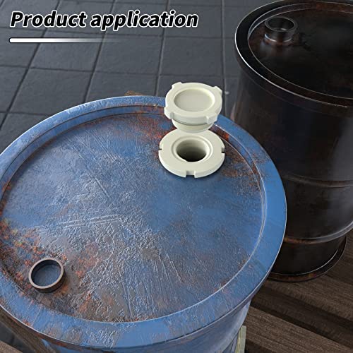 1PCS White ABS 2-1/2" Bulkhead Tank Connector Adapter Fitting with Plugs & Gasket for Water Tank, Rain barrels, Aquariums, Bathtubs and Sink - size: 2-1/2"(ABS) with Plugs & Gasket