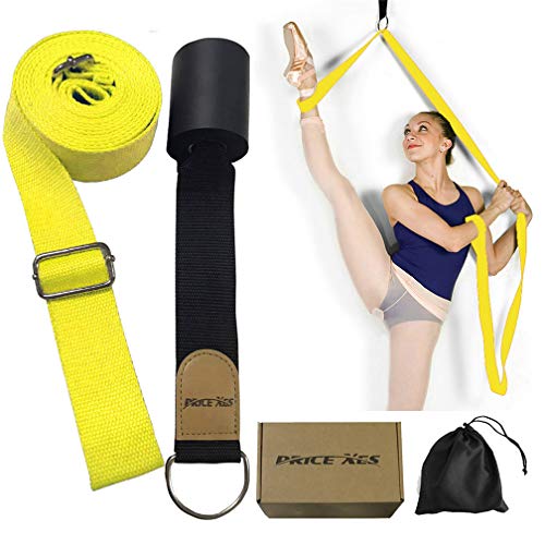 Yoga Stretch Strap - to Improve Leg Stretching - Perfect Home Equipment for Ballet, Dance, Warm upand Gymnastic Exercise - Excellent Gift for Your Friends, Children, and Loved Ones - color: Yellow