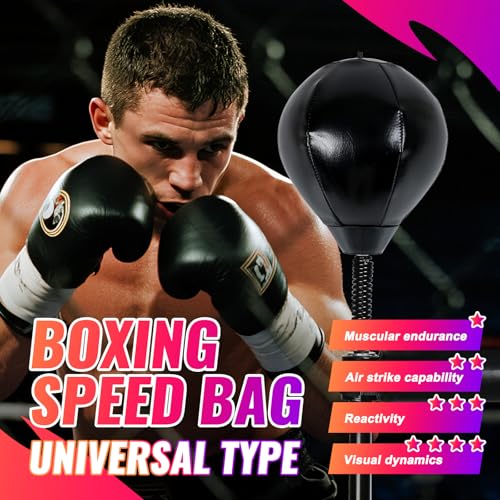 Boxing Speed Ball Universal 8mm Screw (Black)