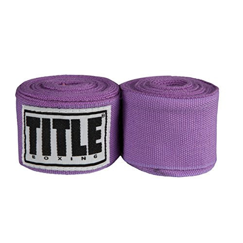 Title Boxing Elastic Mexican Hand Wrap, Light Purple, 180"