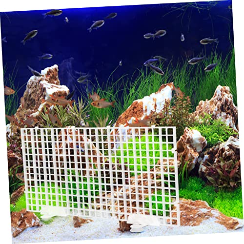 Happyyami 1set Fish Tank Divider Panel Aquarium Isolation Grid for Water Circulation Includes Semi Plates and