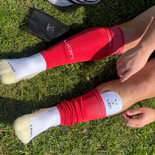 Heat Mouldable Mini Soccer Shin Guards/Pads Mens/Women/Boys/Girls - Lightweight & Comfortable - Revolutionise Your Performance with Customisable Protection - to Wear with Grip Socks and Sock Sleeves