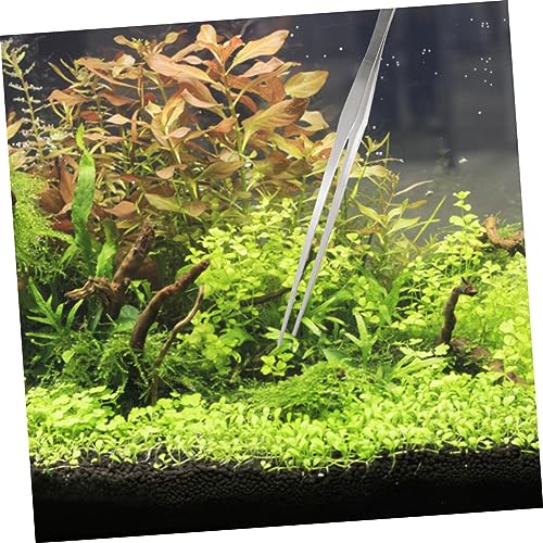 Abaodam Aquarium Plant Tools Kit Grass Edger Trimmer Hand Held Grass Trimmer for Aquarium Maintenance Metal Scissor for Glass Tanks