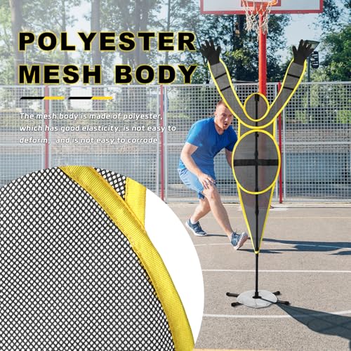 Basketball Training Dummy Defender: Adjustable Fixed Arm, Water Bag Base