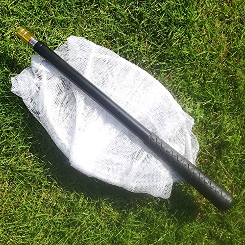 Insect and Butterfly Net with 12" Ring, Net Handle Extends to 59 Inches for Adults & Kids