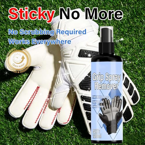 Goalkeeper Gloves Spray 120ml Fast-Acting Sticky Cleaning Agent