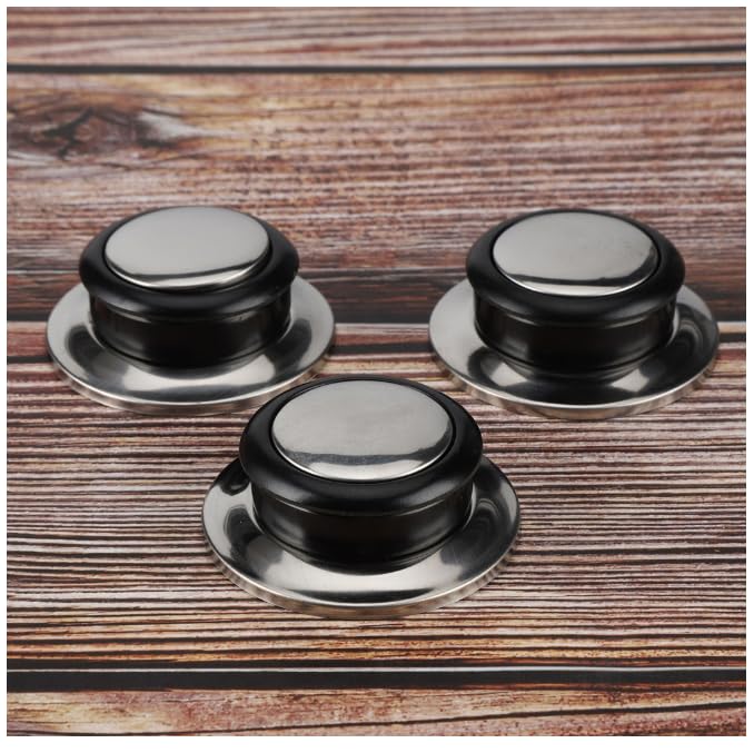 2 PCS Pot Lid Top Replacement Knob -Heat Resistant, Universal Kitchen Cookware Lids Knob,Replacement Holding Handle Knobs for Casserole Kettle Cover Glass Saucepan Lid