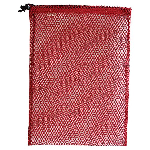 Equinox Nylon Mesh Stuff Bag - color: Red, size: 23" x 36"