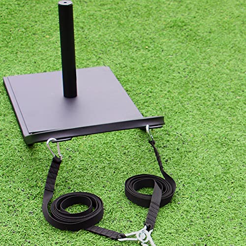 Weighted Training Waist Belt for Pulling Sled and Tires,Weight Sled Pulling Strap,Sled Trainer Pull Leash of Sled Harness,Pulley Strap for Strength Speed Agility Training - style: Strap 2pcs