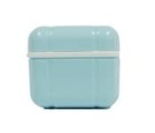 Denture Bath Case Cup Box Holder with Basket, Storage Container Care for Dentures, Clear Braces, Night Guard & Retainers,Traveling (Sky Blue) - color: Sky Blue