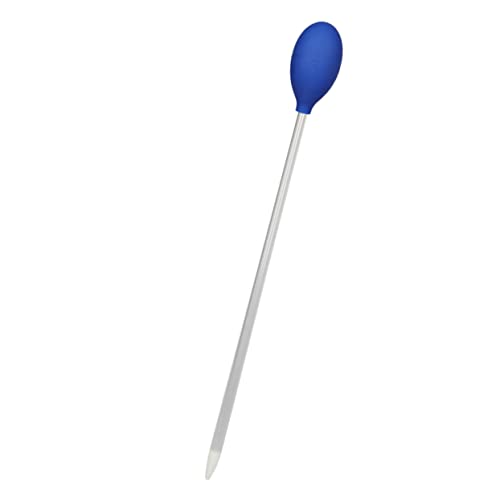 BESPORTBLE Fish Tank Water Changer and Coral Feeder Tool Multi-Functional Aquarium Cleaning Pipette Tube for Transfer and Debris Removal - color: Blue, size: 35X3.5CM