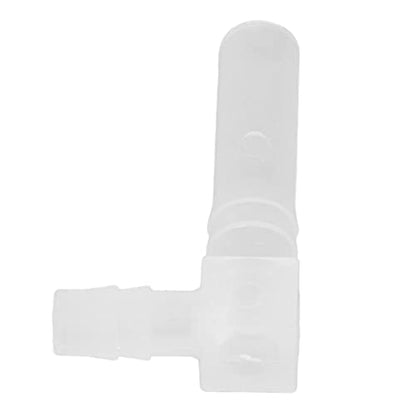 Fafeicy Plastic Hose Joint Elbow Barb Fitting 90 Degree, PP Tube Connector Reducing 10Pcs for Hose Connection, Quick Install for Laboratory Aquarium Food Beverage Use